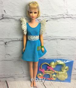 Vintage Blonde Hair Happenins Francie Barbie Doll TNT 1122 Original SS wrist tag