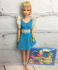 Vintage Blonde Hair Happenins Francie Barbie Doll TNT 1122 Original SS wrist tag