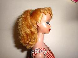 Vintage Blonde Ponytail Barbie Very Nice Condition with mini catalog