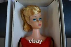 Vintage Blonde Swirl Ponytail Excellent Condition With Barbie Swirl Box