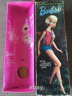 Vintage Brownette Nutmeg Long Hair High Color American Girl Barbie /original Box