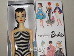 Vintage Brunette #3 Ponytail Barbie Doll withCase, Vintage Clothing & More