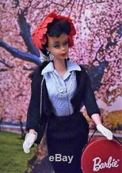 Vintage Brunette #4 Ponytail Barbie Commuter Set #916 1959-60 Complete Extras