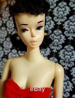 Vintage Brunette Ponytail #3 Barbie Doll