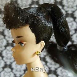 Vintage Brunette Ponytail #3 Barbie Doll