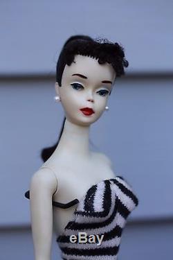 Vintage Brunette Ponytail Barbie #3