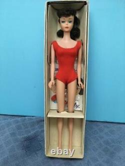 Vintage Brunette Ponytail Barbie Doll NIB RARE