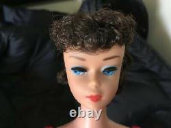 Vintage Brunette Ponytail Barbie Doll NIB RARE