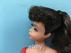 Vintage Brunette Ponytail Barbie Doll NIB RARE