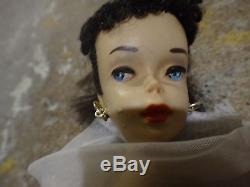 Vintage Brunette Ponytail Barbie & Friend with Carrying case