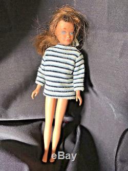 Vintage Bubble Cut Barbie Flocked Ken Midge Lot'63 Travel Case Plus Accessories