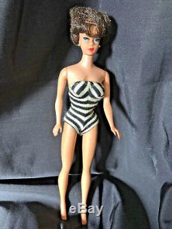 Vintage Bubble Cut Barbie Flocked Ken Midge Lot'63 Travel Case Plus Accessories