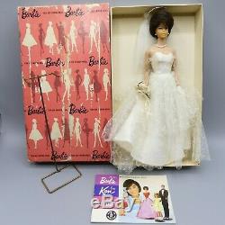 Vintage Bubblecut Barbie in JE Dressed Box #972 Pink Silhouette VHTF