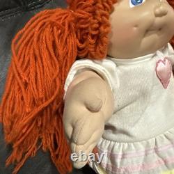 Vintage Cabbage Patch Kid Girl Red Hair Blue Eyes Head Mold 2