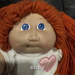 Vintage Cabbage Patch Kid Girl Red Hair Blue Eyes Head Mold 2