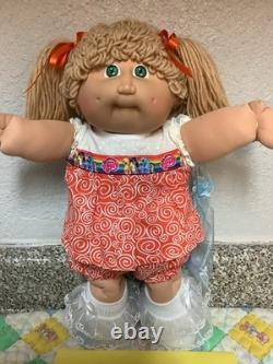 Vintage Cabbage Patch Kid Girl Second Edition Wheat Poodle Hair Green Eyes HM#2