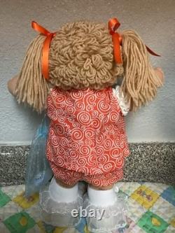 Vintage Cabbage Patch Kid Girl Second Edition Wheat Poodle Hair Green Eyes HM#2