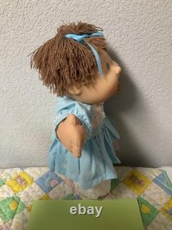 Vintage Cabbage Patch Kid Play Along Girl PA-16 Brown Hair Green Eyes 2004