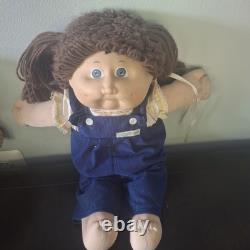 Vintage Cabbage Patch Kids Doll Lot Of 9 With Clothing African American Blonde