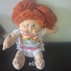 Vintage Cabbage Patch Kids Doll Lot Of 9 With Clothing African American Blonde