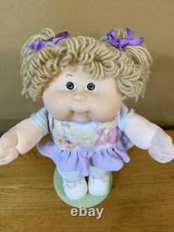 Vintage Cabbage Patch Kids Toddler Doll In Rare HTF Outfit