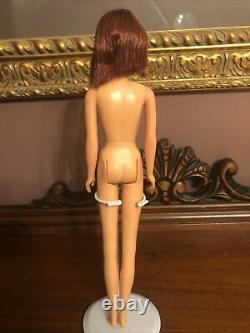 Vintage Casey Barbie Doll TNT Red Burgundy Hair w Original Swimsuit Shoes Japan