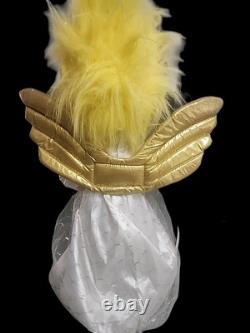 Vintage Collectors Large 24 Angel Troll Doll, Electric Motion