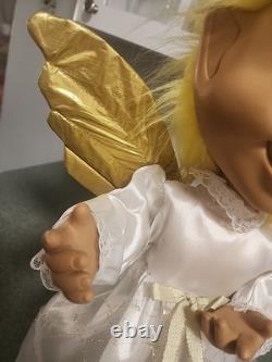 Vintage Collectors Large 24 Angel Troll Doll, Electric Motion