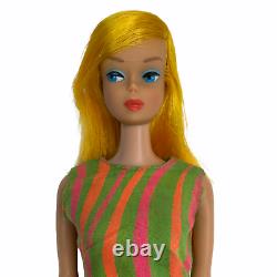 Vintage Color Magic Barbie Doll FIRST ISSUE Blonde/ Scarlet Flame Stripes Away