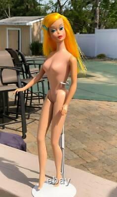 Vintage Color Magic Barbie Doll LEMON YELLOW BLONDE HAIR, MINTY, HIGH COLOR