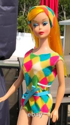 Vintage Color Magic Barbie Doll LEMON YELLOW BLONDE HAIR, MINTY, HIGH COLOR