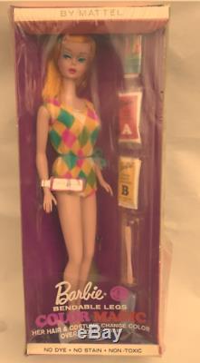 Vintage Color Magic Scarlett Flame Red Hair Barbie Mattel Doll in Box 1967