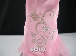 Vintage Complete Barbie 1966 Sears Exclusive Tickled Pink Formal Satin Outfit