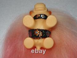Vintage DAM D. A. M. OOAK 1960's Spring Floral Bouquet Small Cow Troll Doll