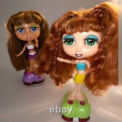 Vintage-Diva Starz Interactive Bratz 9 Lot Of Dolls 1999 Mattel