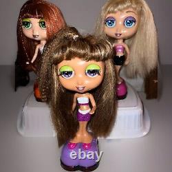 Vintage-Diva Starz Interactive Bratz 9 Lot Of Dolls 1999 Mattel