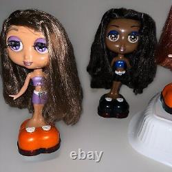 Vintage-Diva Starz Interactive Bratz 9 Lot Of Dolls 1999 Mattel