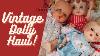 Vintage Doll Haul Box Full Of Dolls From 1950 1990 Inc Shirley Temple Cabbage Patch U0026 More