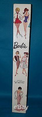 Vintage European Barbie Brunette Swirl Ponytail MIB