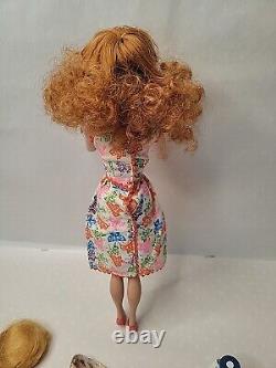 Vintage Fashion Queen Barbie Doll High Color Complete W Wig