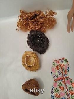 Vintage Fashion Queen Barbie Doll High Color Complete W Wig