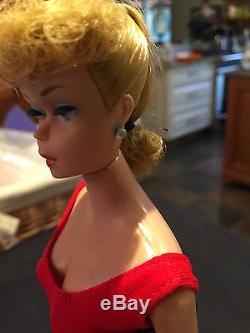 Vintage Geniune Barbie Mattel Teenage Fashion Model #850 1962 Ponytail