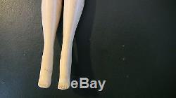 Vintage HTF Barbie Ponytail #1 RARER Markings Holes In Feet BODY ONLY