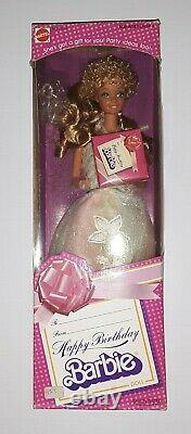 Vintage Happy Birthday Barbie Doll 1982 Mattel No. 1922 Unopened