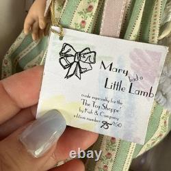 Vintage Helen Kish 1998 Mary Has A Little Lamb Made Special For The Toy Shope