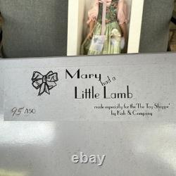 Vintage Helen Kish 1998 Mary Has A Little Lamb Made Special For The Toy Shope