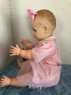 Vintage Horsman 24 Molded Hair 1950's Drink & Wet Baby Doll