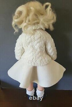 Vintage Ideal Doll P90 Platinum Blonde Stitched Hair Toni 1950s +++ L@@K