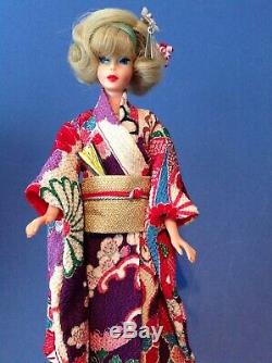 Vintage Japanese Two-Tone Blonde Side Part American Girl. Pink Skin