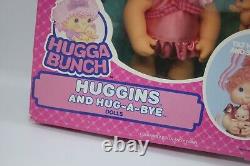 Vintage Kenner Hugga Bunch Doll Huggins and Hug-a-Bye Original Packaging 1986